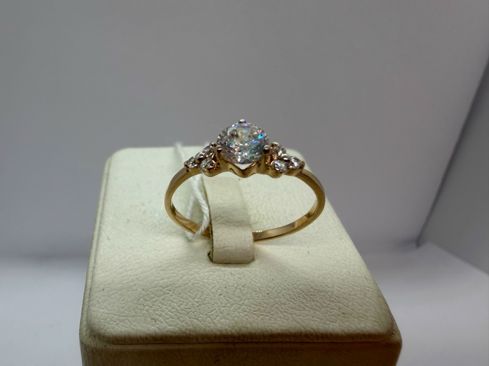 КОЛКМИ585 КОЛЬЦО С КАМНЯМИ (Au 585)