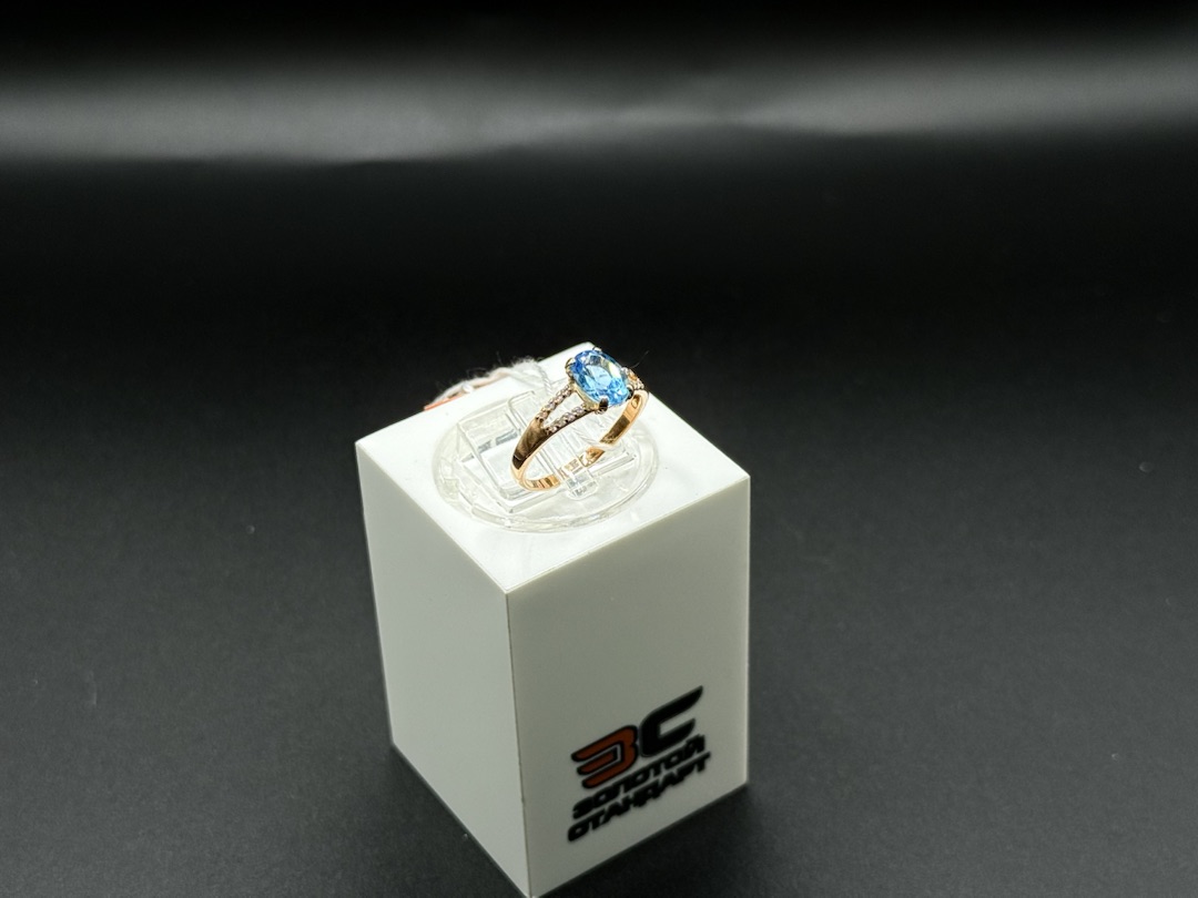 КОЛКМИ585 КОЛЬЦО С КАМНЯМИ (Au 585)