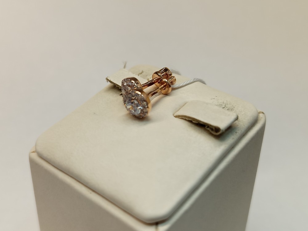 СПУС585 СЕРЬГИ ПУСЕТЫ (Au 585)