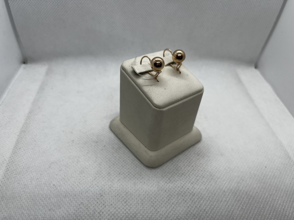 20508 СЕРЬГИ ПЕТЕЛЬКА без камня (Au 585)