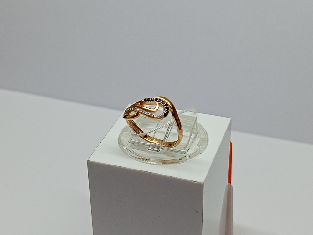 КОЛЬЦО С КАМНЯМИ (Au 585)