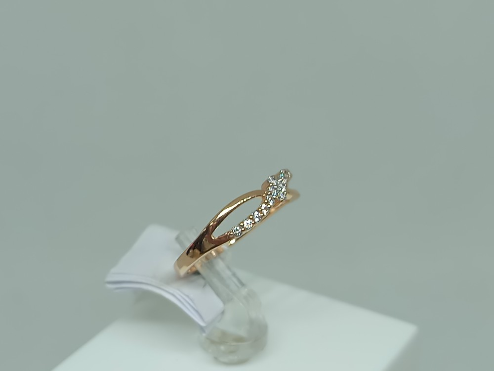 КОЛЬЦО С КАМНЯМИ (Au 585)