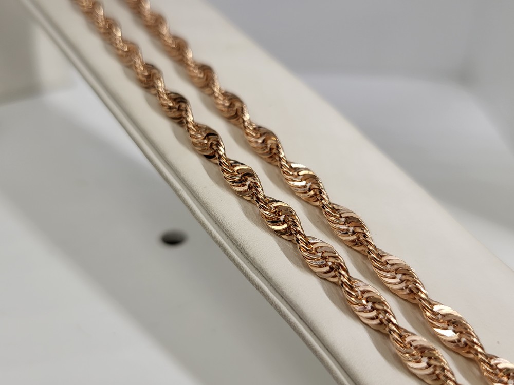 ЦЕПЬ ПУСТОТЕЛАЯ Веревка (Au 585)