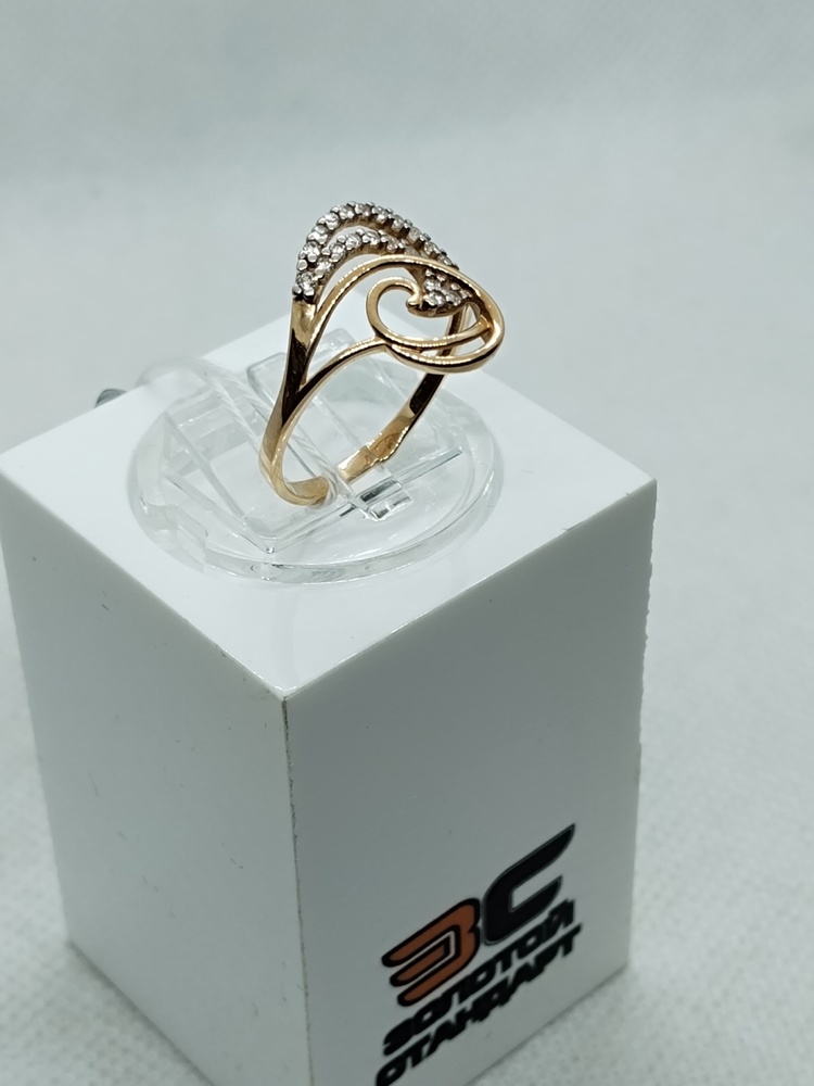 КОЛКМИ585 КОЛЬЦО С КАМНЯМИ (Au 585)