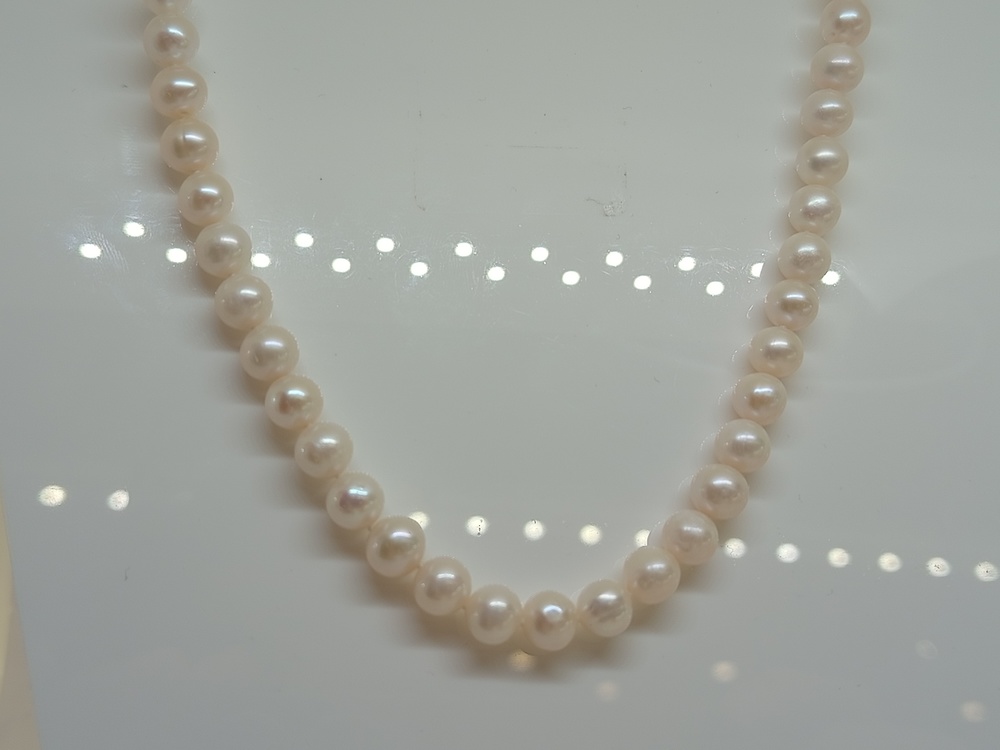 718070040 КОЛЬЕ ЖЕМЧУГ (Au 585)