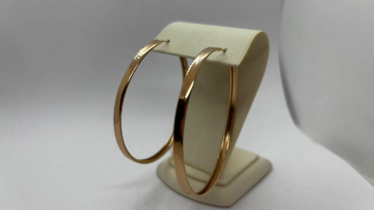 СКОН585 СЕРЬГИ КОНГО (Au 585)