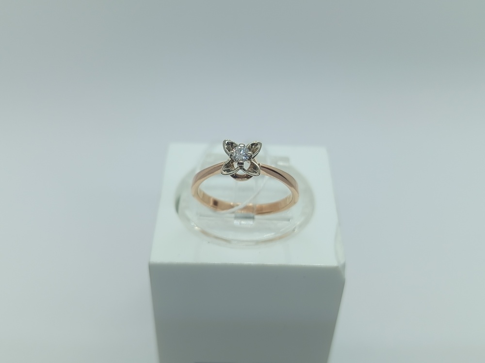 КОЛЬЦО БРИЛЛИАНТ Au 585