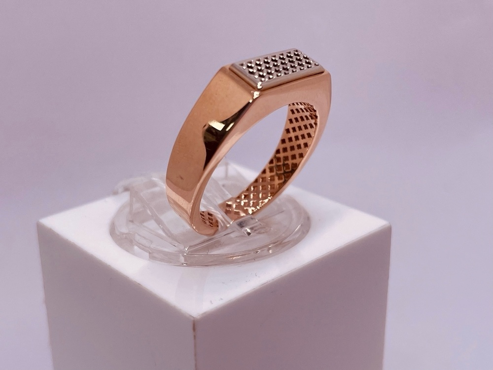 ПЕЧКМ585 ПЕЧАТКА С КАМНЕМ (Au 585)