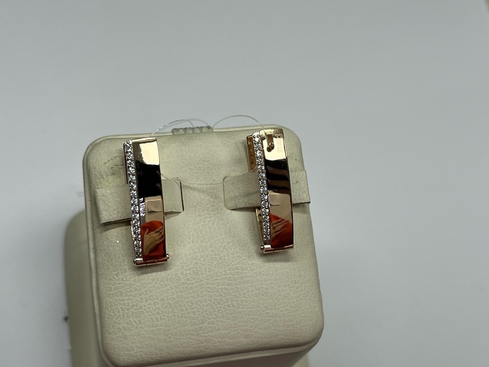 СЕРЬГИ С КАМНЯМИ (Au 585)