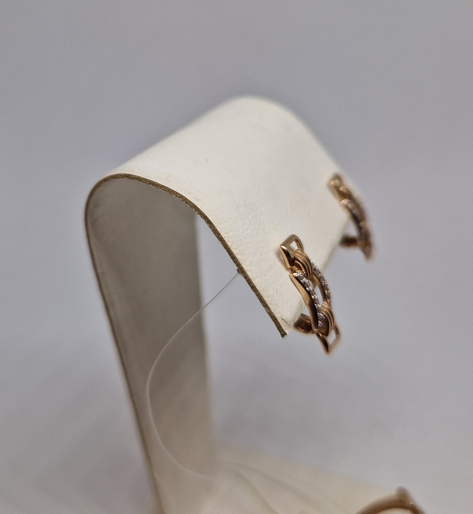 1206554 СЕРЬГИ С КАМНЯМИ (Au 585)