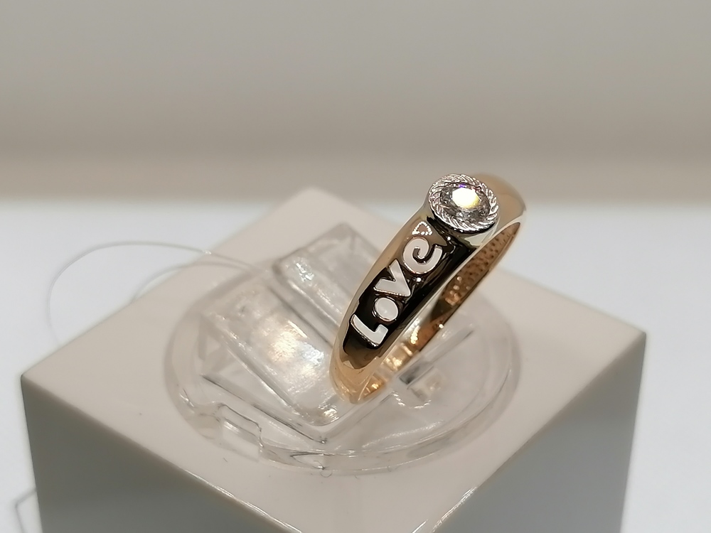 КОЛЬЦО С КАМНЕМ (Au 585)