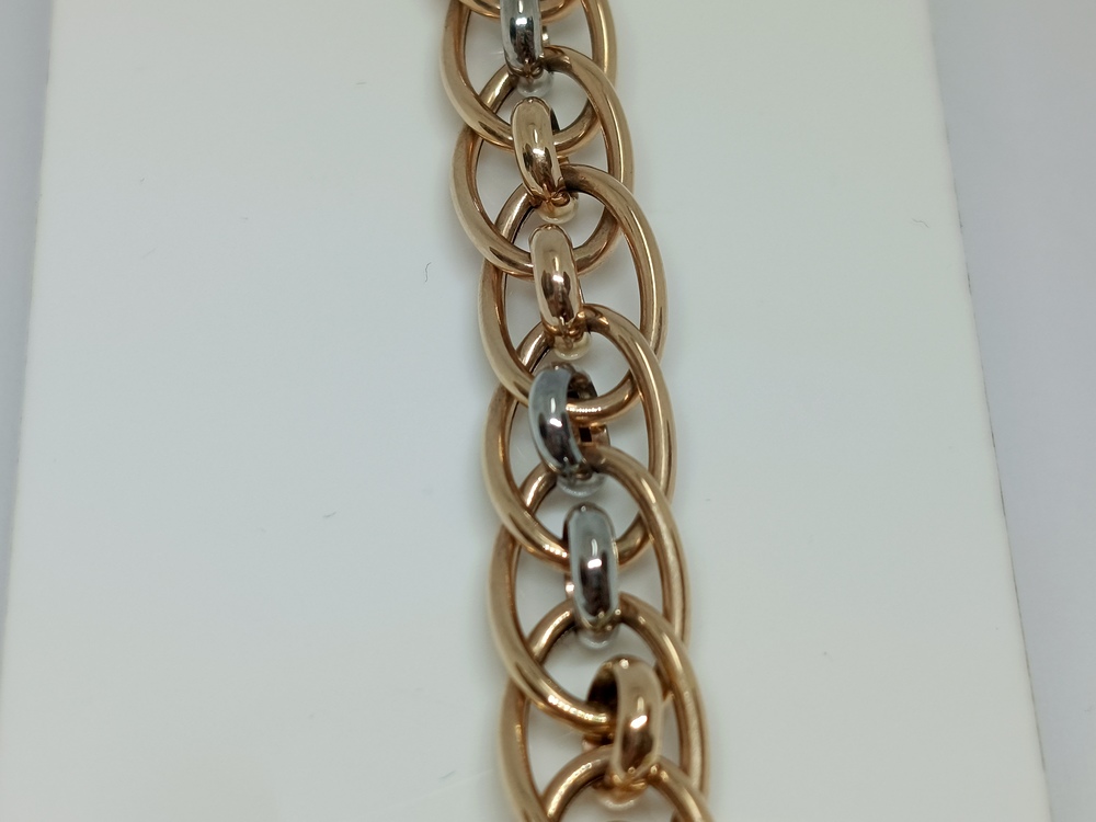 Т-26245 БРАСЛЕТ ФАНТАЗИЯ без камня (Au 585)