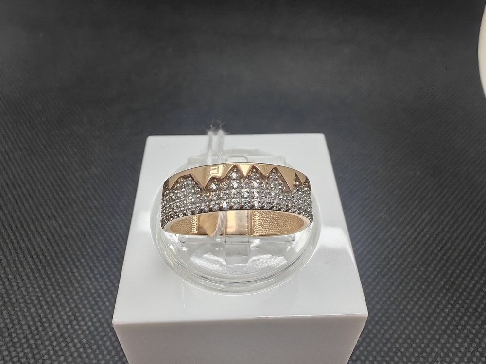 КОЛКМИ585 КОЛЬЦО С КАМНЯМИ (Au 585)
