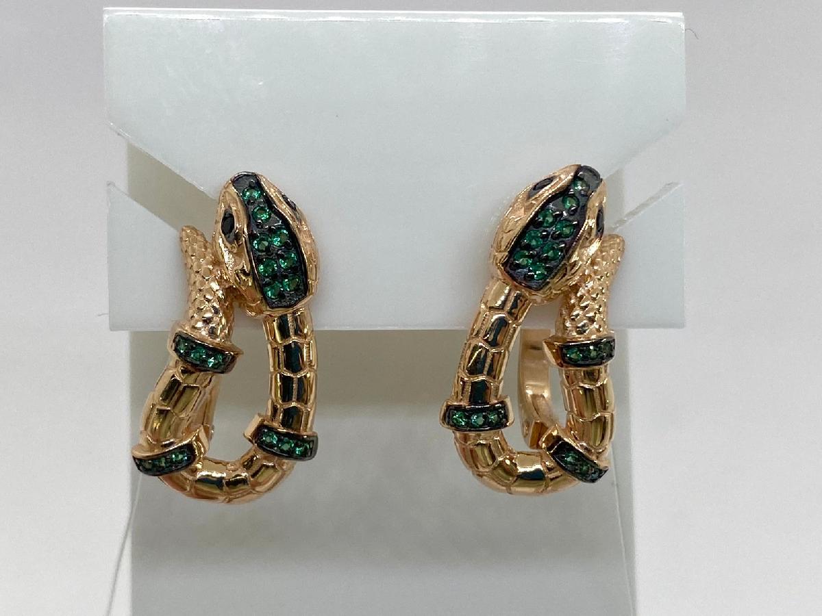 СЕРЬГИ С КАМНЯМИ (Au 585)