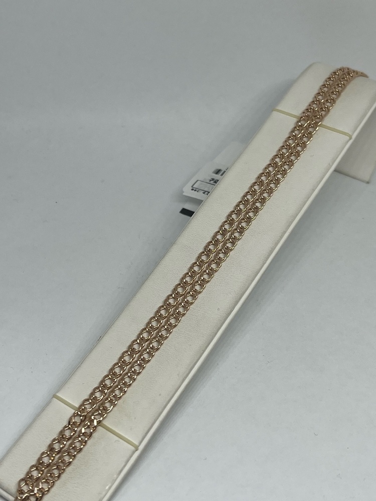 НЦ 12-076ПГ ЦЕПЬ ПУСТОТЕЛАЯ Ромб двойной (Au 585)