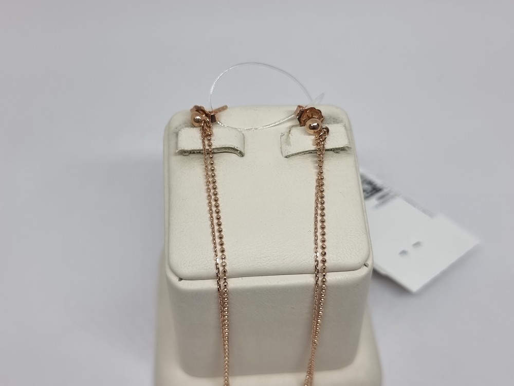 СЕРЬГИ ПУСЕТЫ без камня (Au 585)