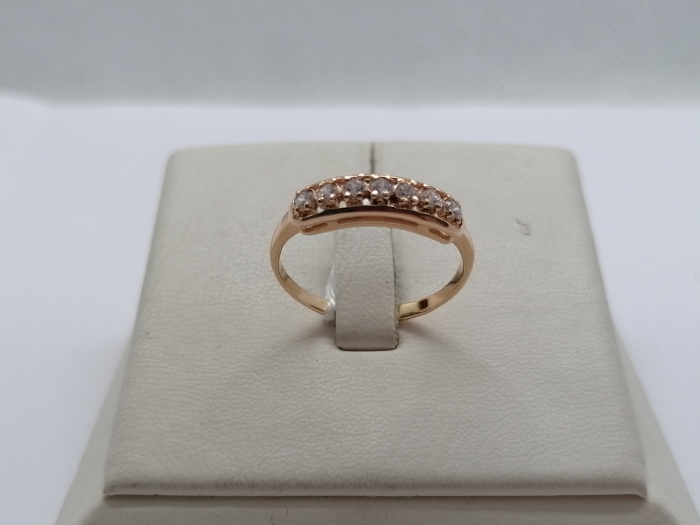 КОЛКМИ585 КОЛЬЦО С КАМНЯМИ (Au 585)