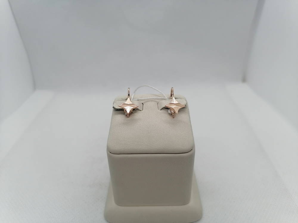 СБКМ583 СЕРЬГИ БЕЗ КАМНЯ (Au 583)