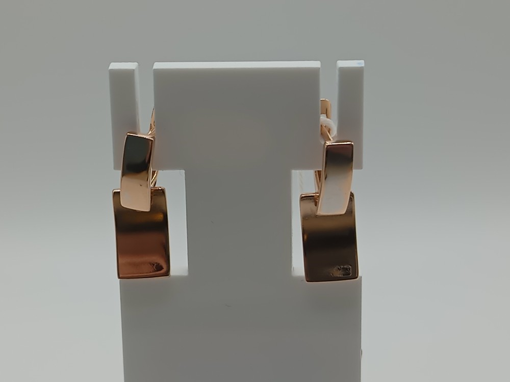 СЕРЬГИ БЕЗ КАМНЯ (Au 585)