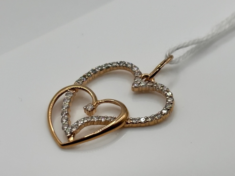 ПОДКМИ585 ПОДВЕСКА С КАМНЯМИ (Au 585)