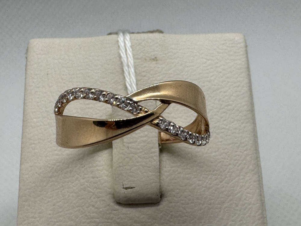 КОЛКМИ585 КОЛЬЦО С КАМНЯМИ (Au 585)