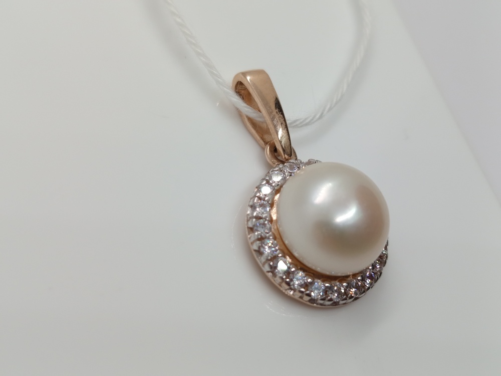 ПОДКМИ585 ПОДВЕСКА С КАМНЯМИ (Au 585)