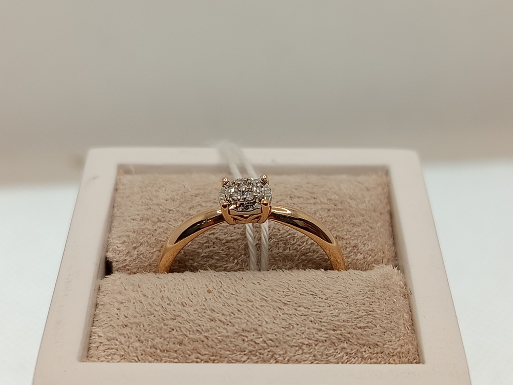 КОЛЬЦО БРИЛЛИАНТ Au 585