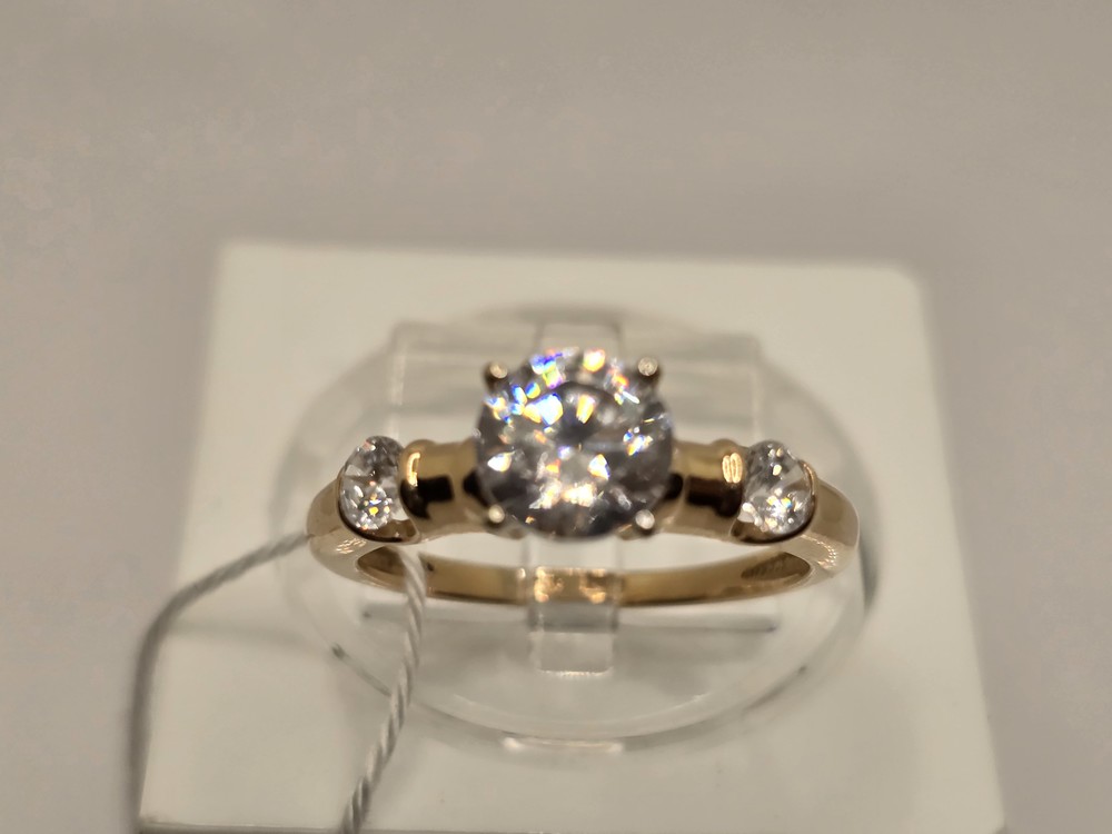 КОЛКМИ585 КОЛЬЦО С КАМНЯМИ (Au 585)