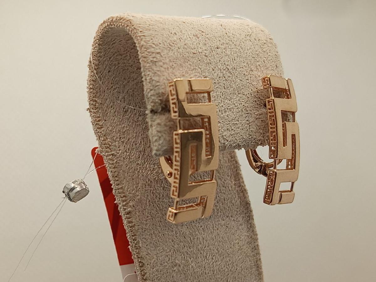 СЕРЬГИ БЕЗ КАМНЯ (Au 585)