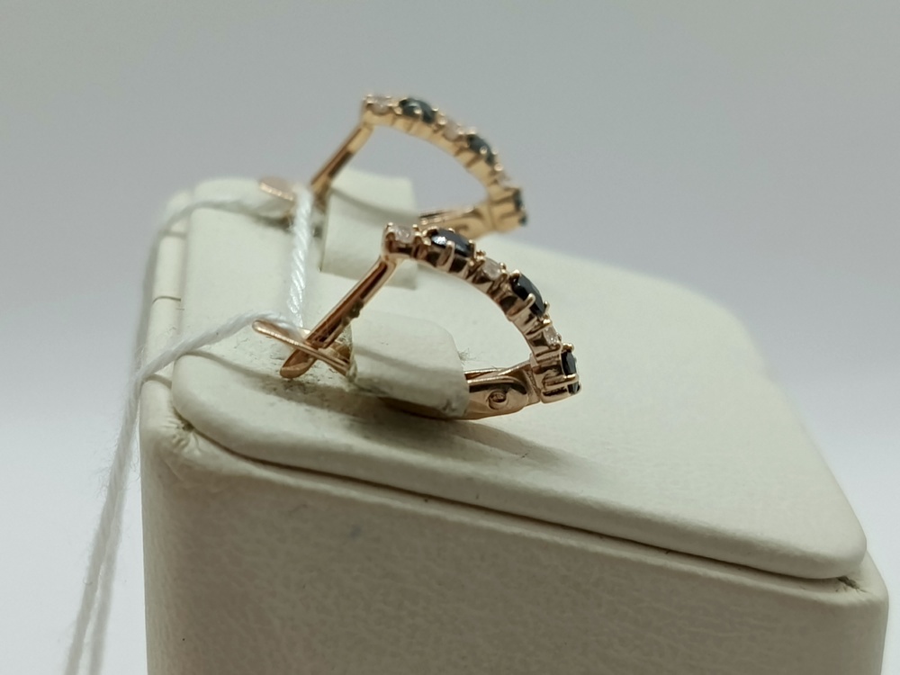 СЕРЬГИ С КАМНЯМИ (Au 585)