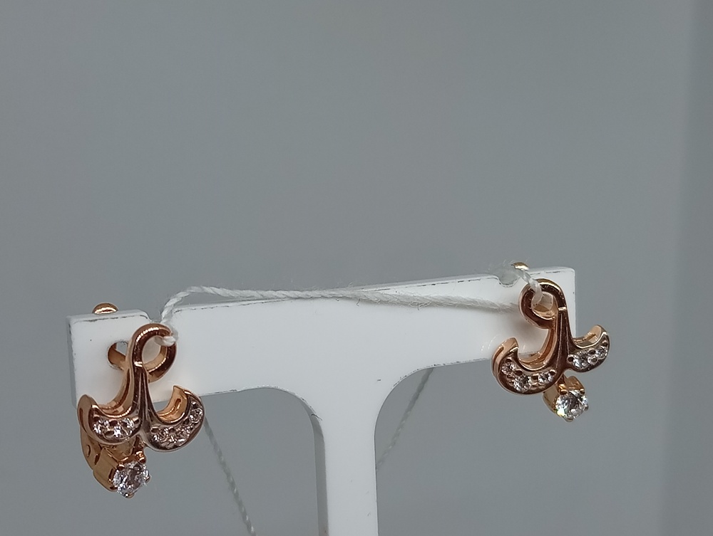 СЕРЬГИ С КАМНЯМИ (Au 585)