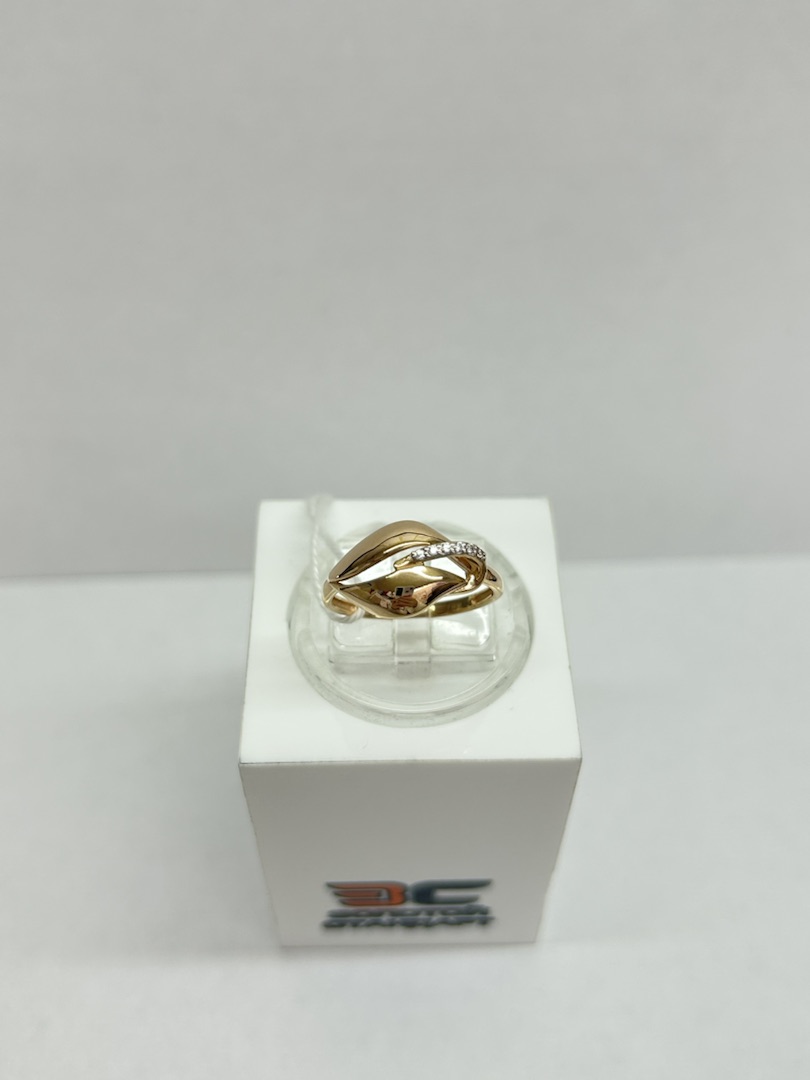 КОЛКМИ585 КОЛЬЦО С КАМНЯМИ (Au 585)