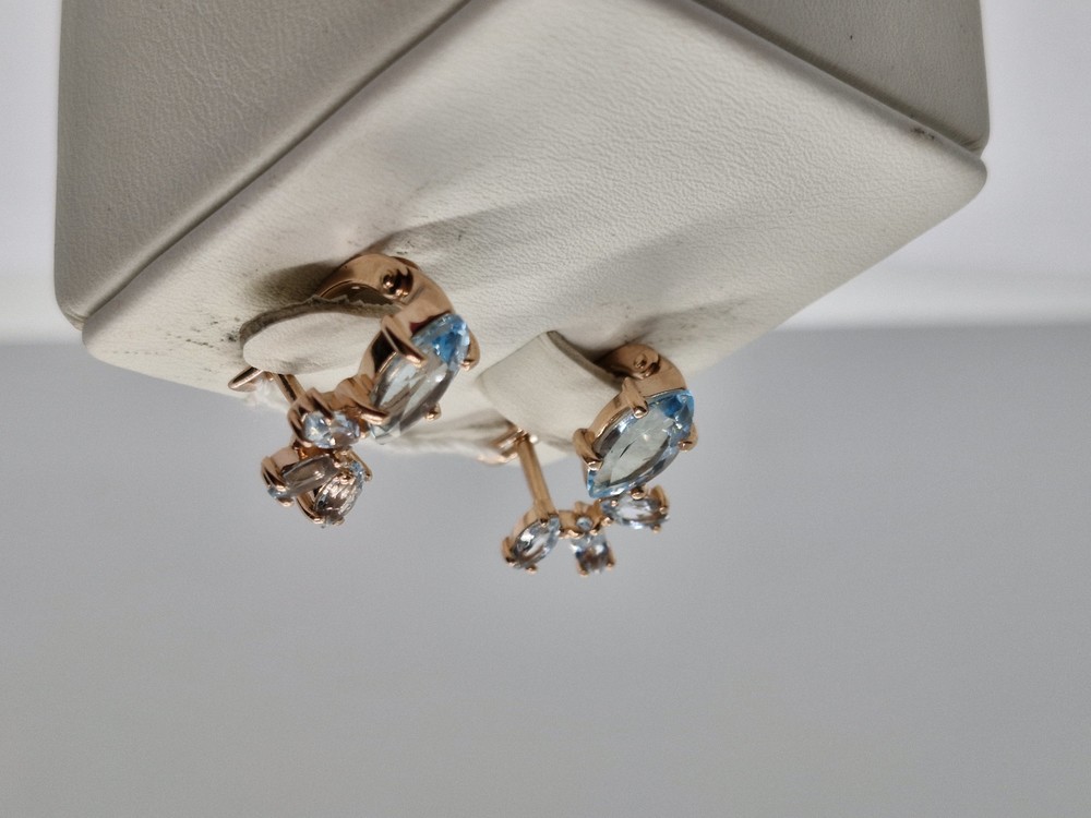 СЕРЬГИ С КАМНЯМИ (Au 585)