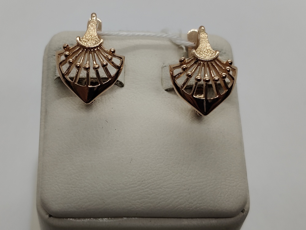 СЕРЬГИ БЕЗ КАМНЯ (Au 583)