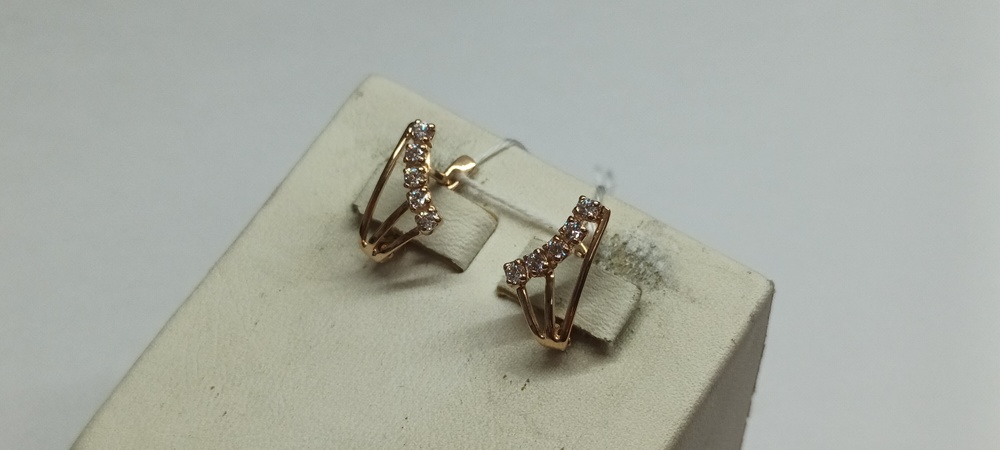 СКМИ585 СЕРЬГИ С КАМНЯМИ (Au 585) СКМИ585 СЕРЬГИ С КАМНЯМИ (Au 585)