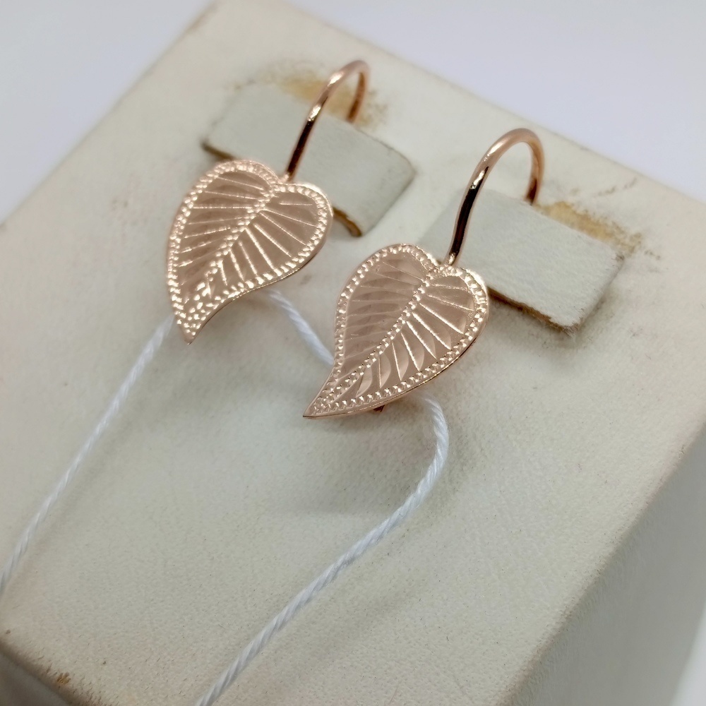 СБКМ583 СЕРЬГИ БЕЗ КАМНЯ (Au 583)