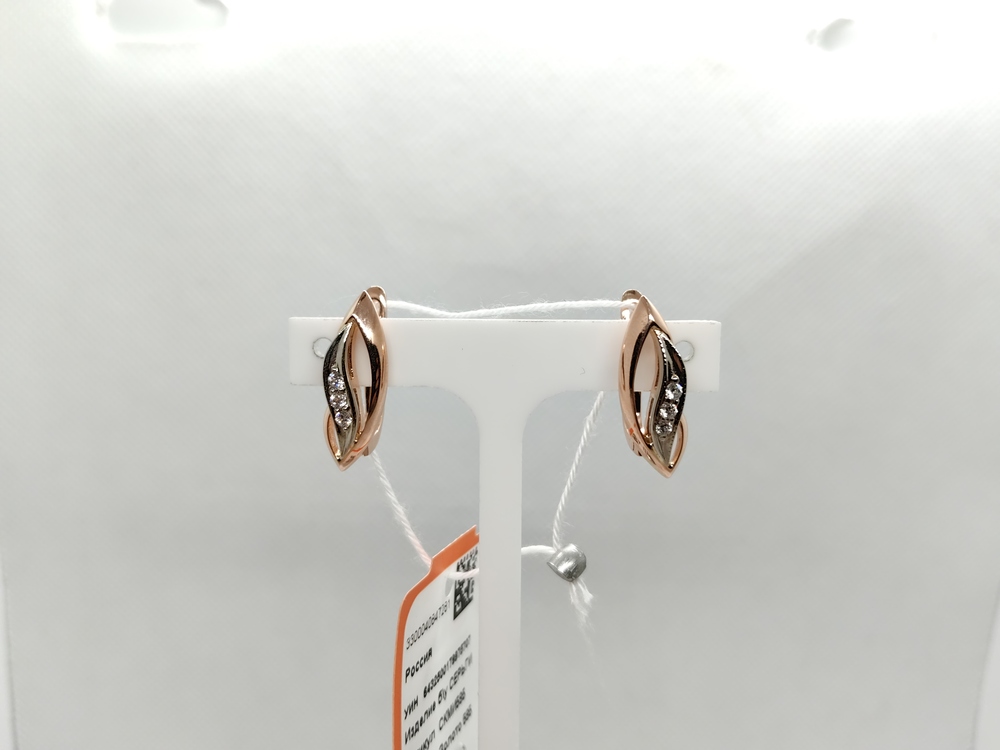 СКМИ585 СЕРЬГИ С КАМНЯМИ (Au 585) СКМИ585 СЕРЬГИ С КАМНЯМИ (Au 585)