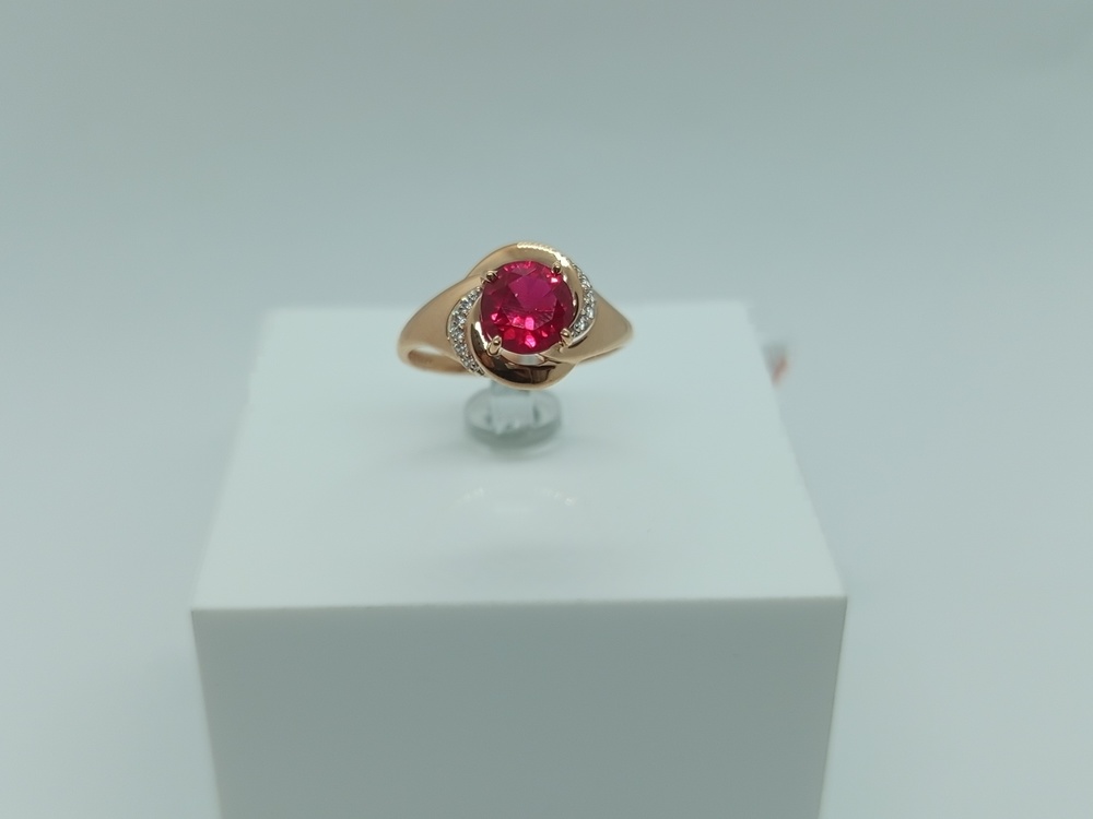 КОЛКМИ585 КОЛЬЦО С КАМНЯМИ (Au 585)