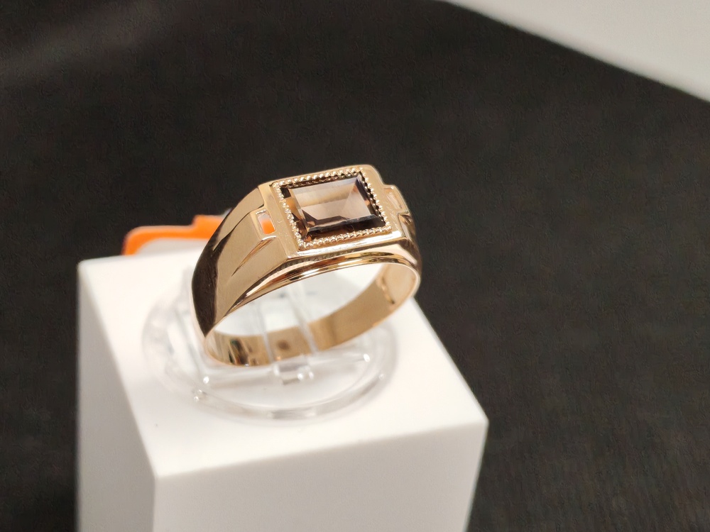 ПЕЧАТКА С КАМНЕМ (Au 585)