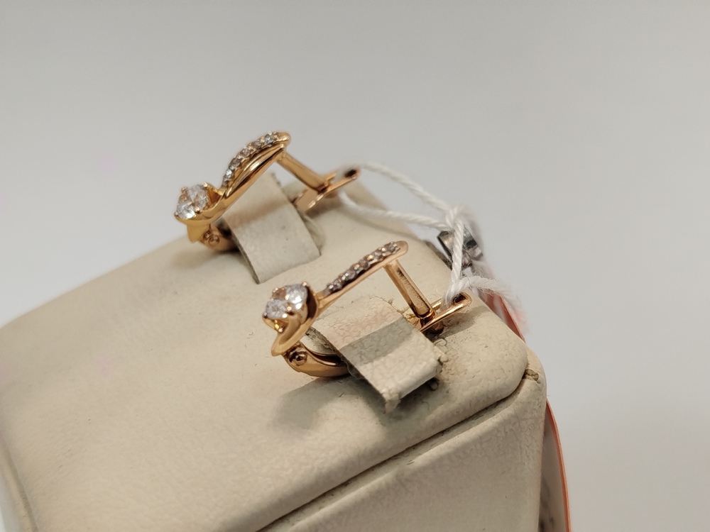 СЕРЬГИ С КАМНЯМИ (Au 585)