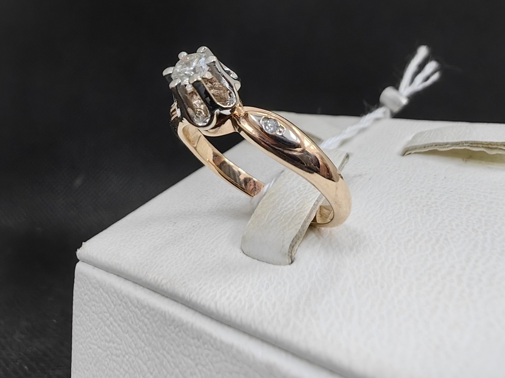 КОЛЬЦО БРИЛЛИАНТ Au 585