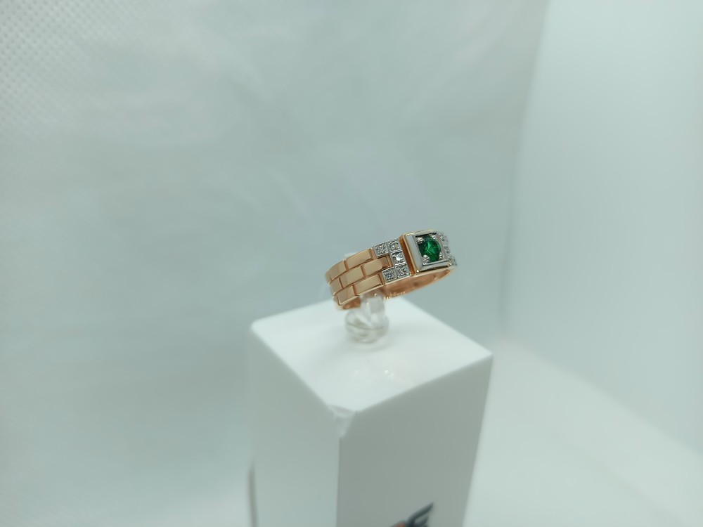 ПЕЧАТКА С КАМНЯМИ (Au 585)