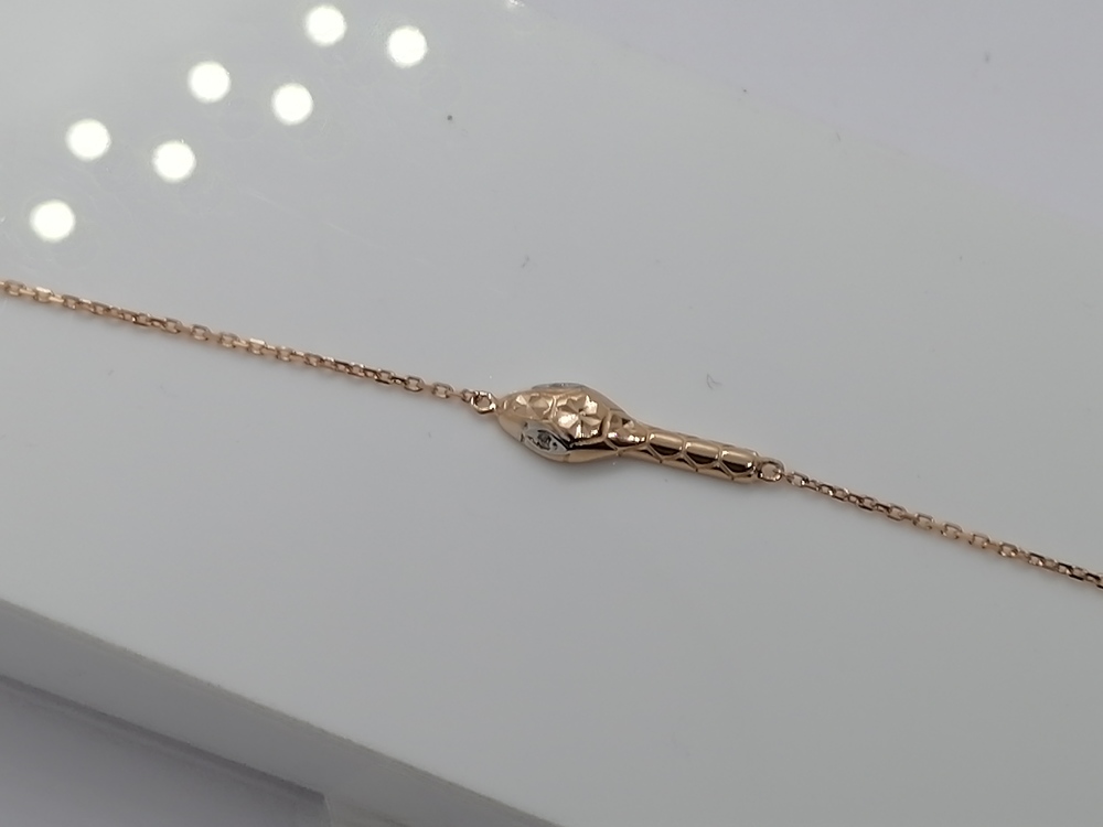 БРАСЛЕТ С КАМНЯМИ (Au 585)