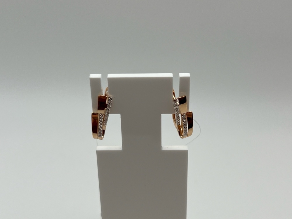 СЕРЬГИ С КАМНЯМИ (Au 585)