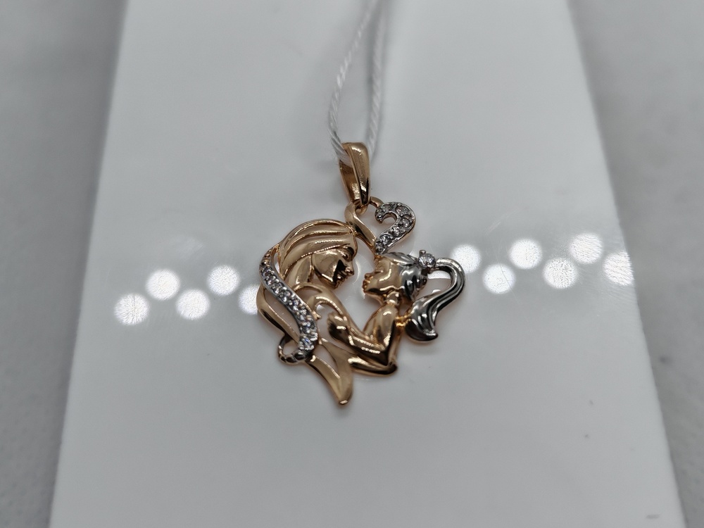 ПОДКМИ585 ПОДВЕСКА С КАМНЯМИ (Au 585) ПОДКМИ585 ПОДВЕСКА С КАМНЯМИ (Au 585)