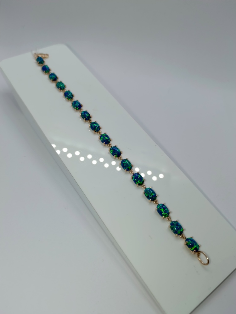 БРАСЛЕТ С КАМНЯМИ (Au 585)