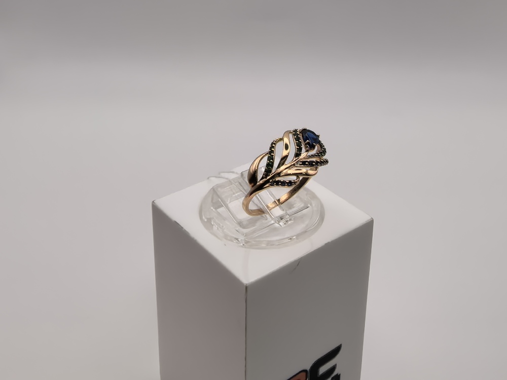 КОЛКМИ585 КОЛЬЦО С КАМНЯМИ (Au 585)