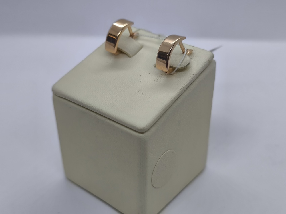 СЕРЬГИ БЕЗ КАМНЯ (Au 585)