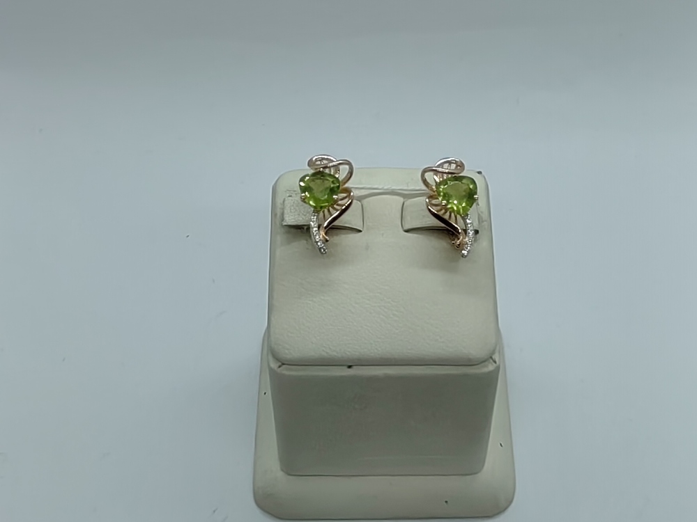 СЕРЬГИ С КАМНЯМИ (Au 585)