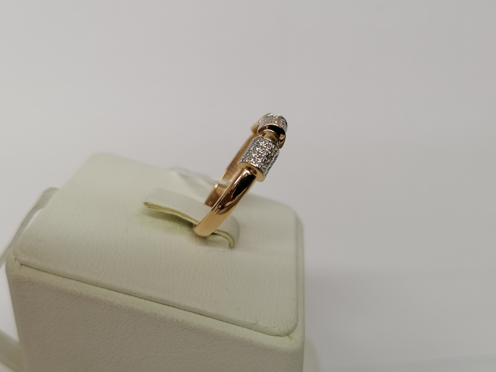 КОЛКМИ585 КОЛЬЦО С КАМНЯМИ (Au 585)
